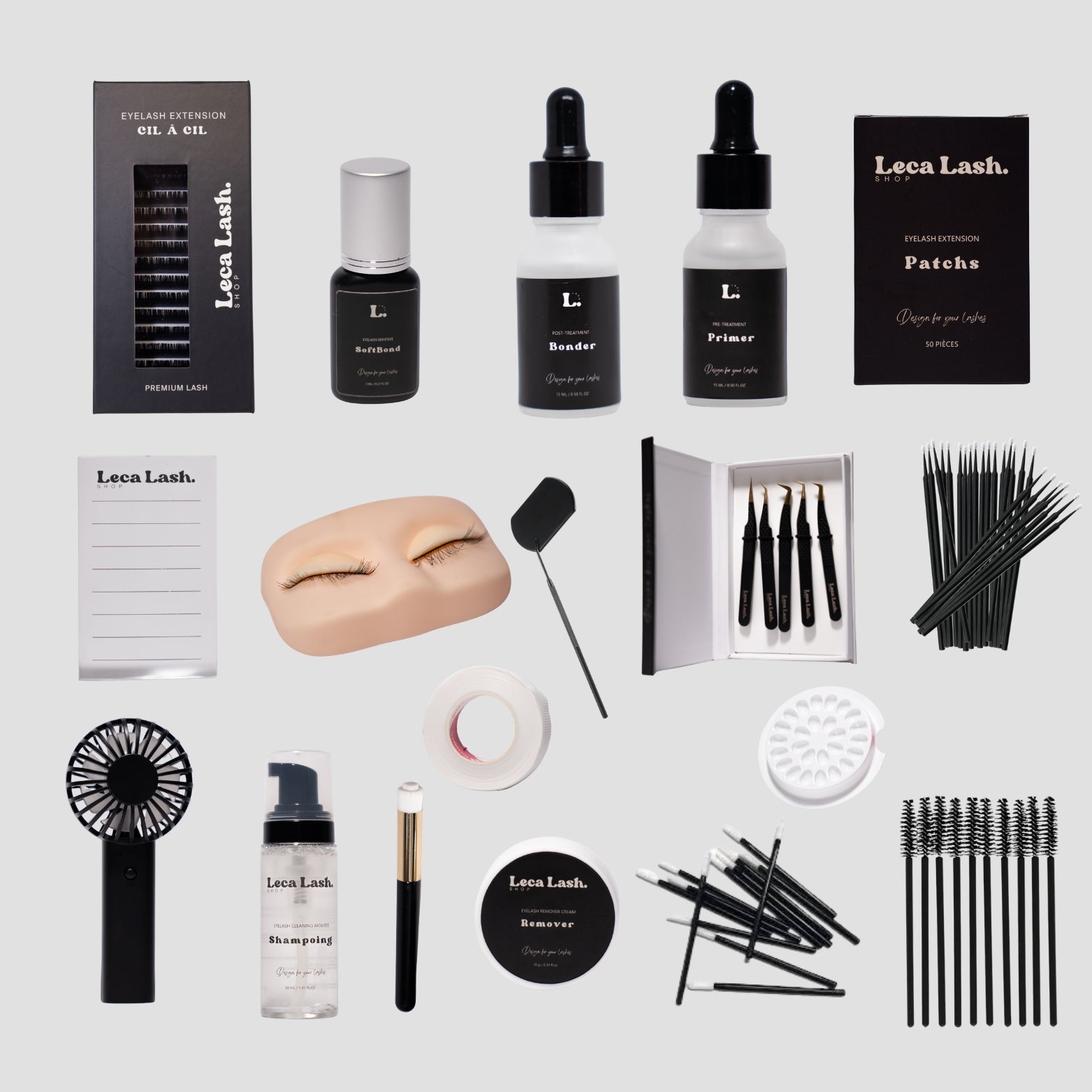 Kit Débutant Extensions de Cils Professionnel | Leca Lash